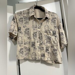 Abercrombie & Fitch vacation crop top